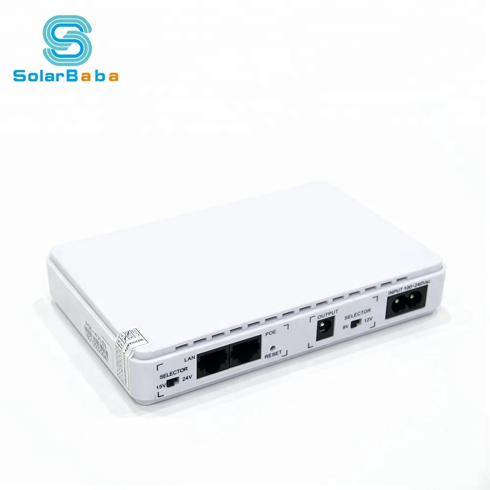 
poe 5v 9v 24v output 220v input small size dc mini ups 