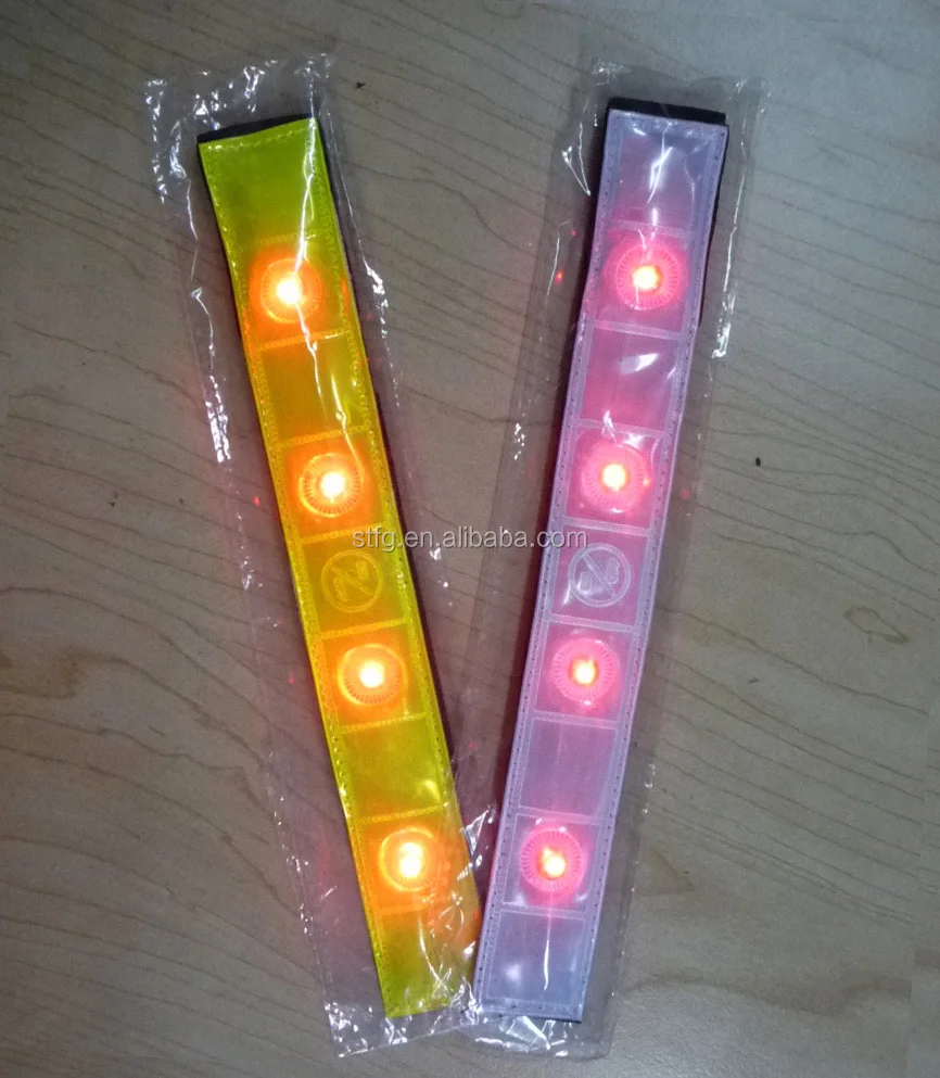 Видимый ремень безопасности светоотражающие мигающий велоспорт из светодиодов повязку