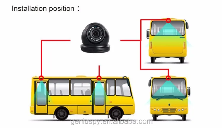 1/3  322CMOS NVP2441H 2.0MP Vandalproof Outdoor Mini Dome Security AHD Car Camera