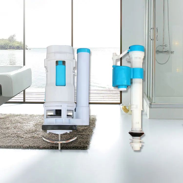 Sanitary ware dual fush valve toilet tank adjustable siphon flush valve