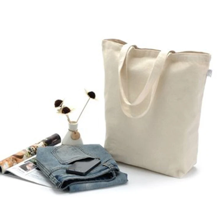 Factory Price High Quality promotional reusable eco friendly custom printed sublimation canvas tote bag