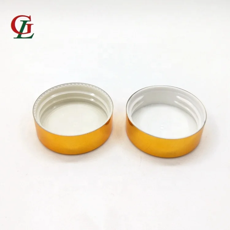 Wholesale food grade high quality 38/400 UV gold cap,medication pill plastic bottle cap and accept cap custom for food