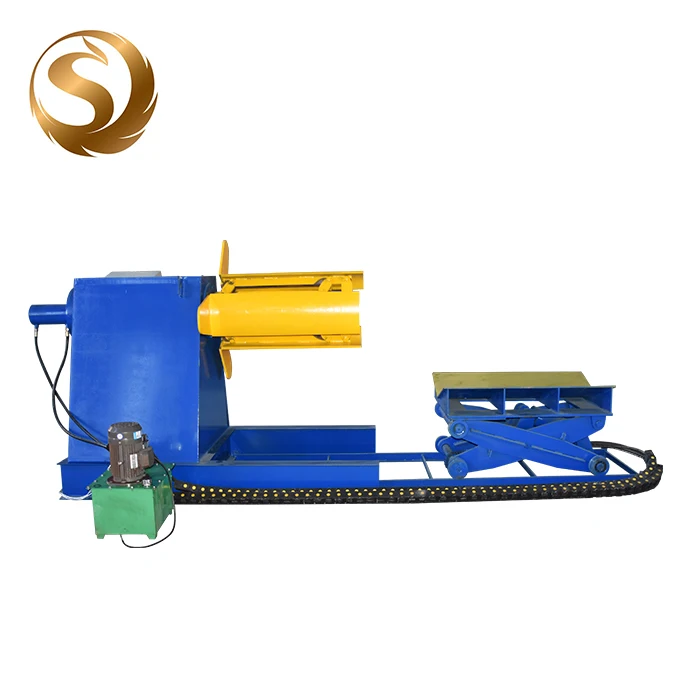 
Automatic hydraulic steel profile uncoiler decoiler with coil car  (60836484484)