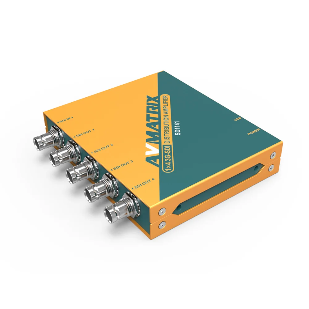 
Avmatrix 1x4 SDI Video Distribution Amplifier with Reclocking 