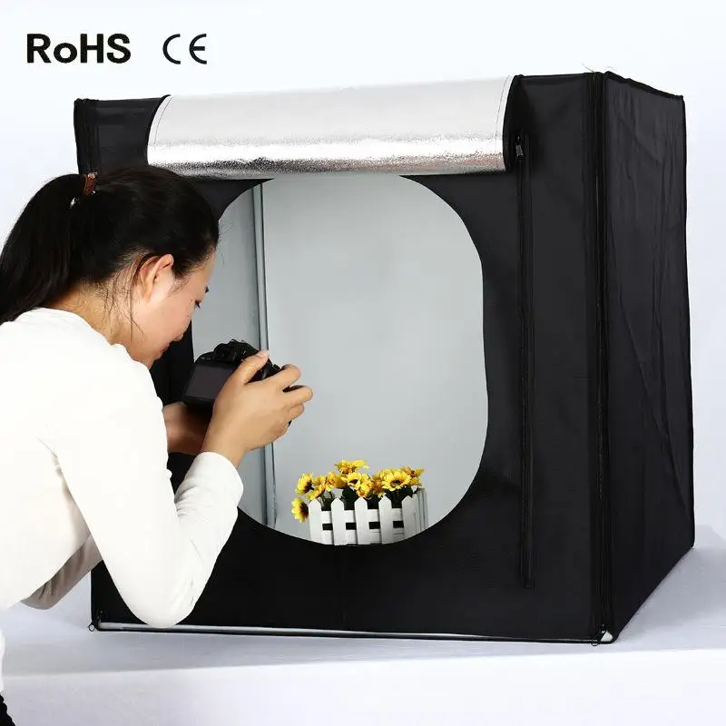 led light studio light box mini photographic studio 40 60 80