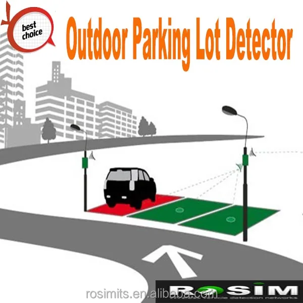Surface Mount Wireless Parking Detection Sensor for Car parking system