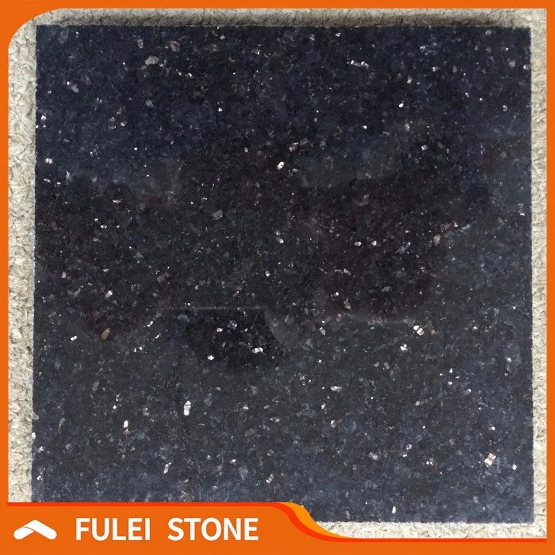 Высокое качество 2 см толщиной Раджастхан черный гранит плитка для пола