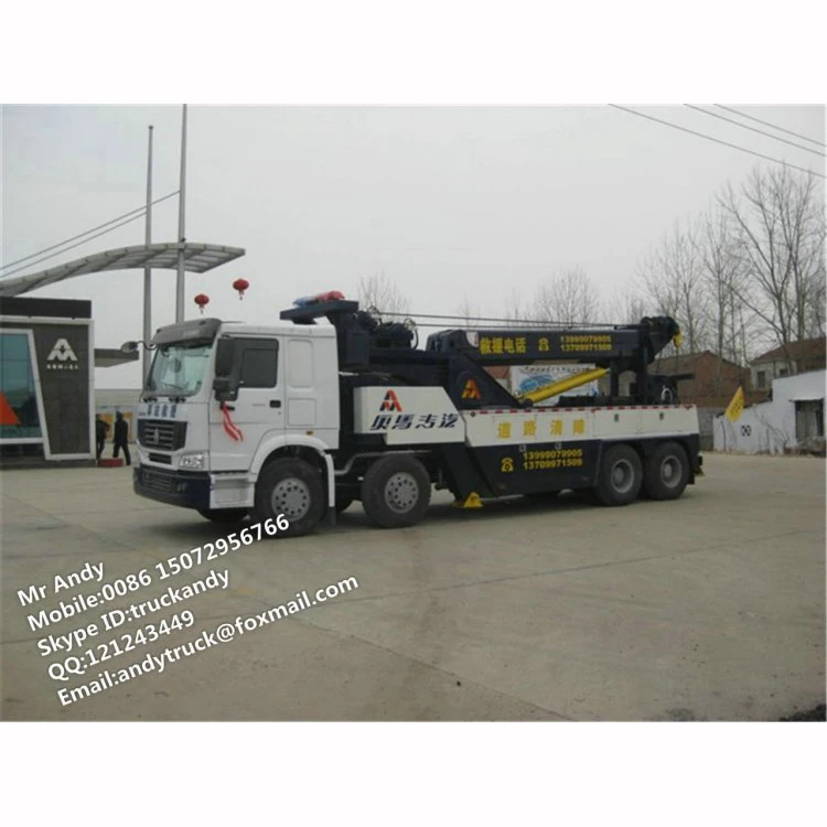 HOWO 8x4 LHD or RHD 50 ton wrecker