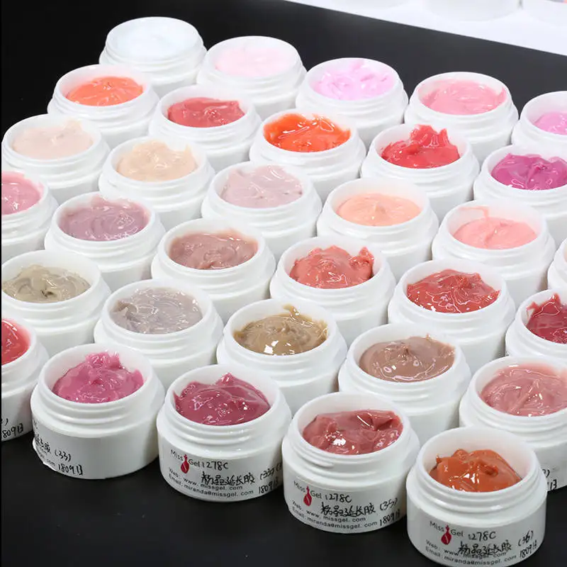 Professional salon quality for thick pink camfulage gel color gel