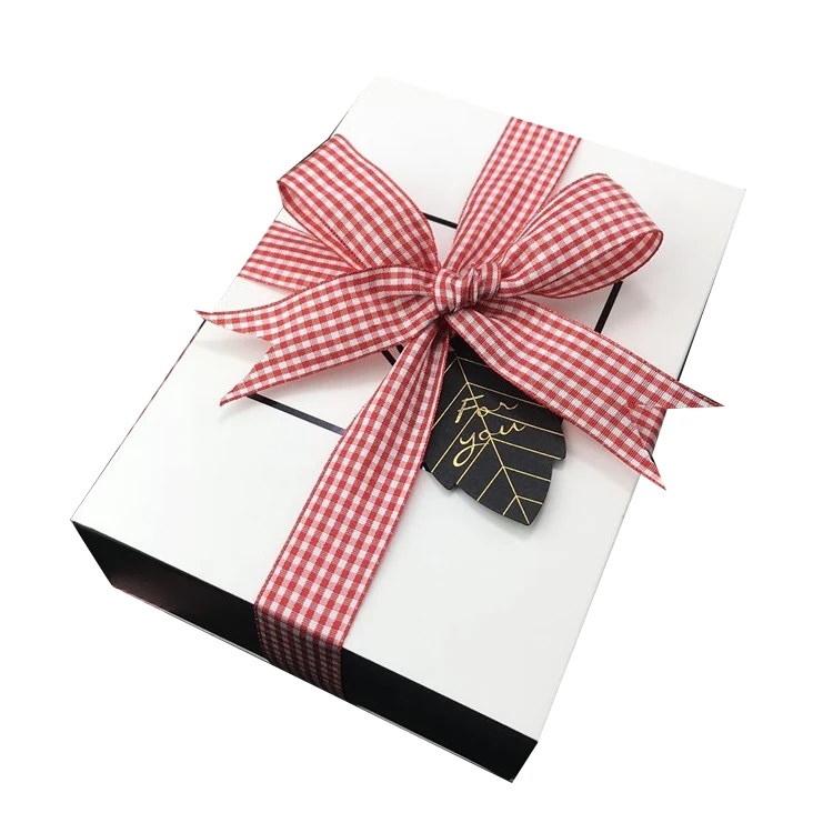 Wholesale red white  checked tartan ribbon plaid gingham scottish ribbon for gift wrapping