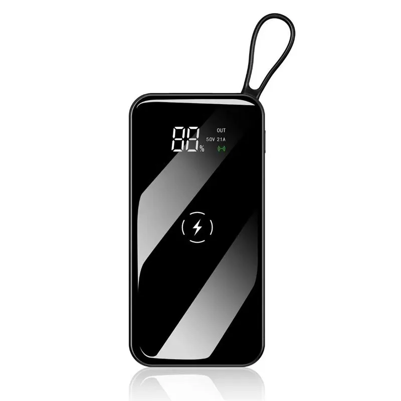 10000mAh USB-C fast charging wireless powerbank 2 USB power bank for iPhone /Samusng For Huawei /Xiaomi