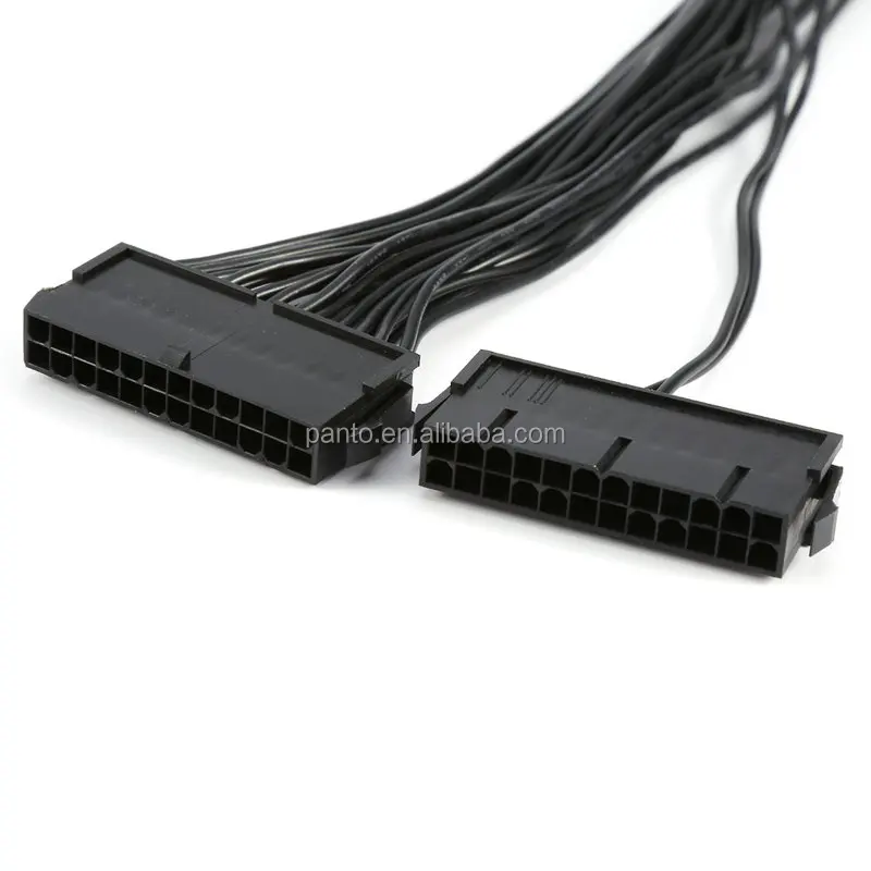 
ATX 20+4pin power supply psu dual cable 