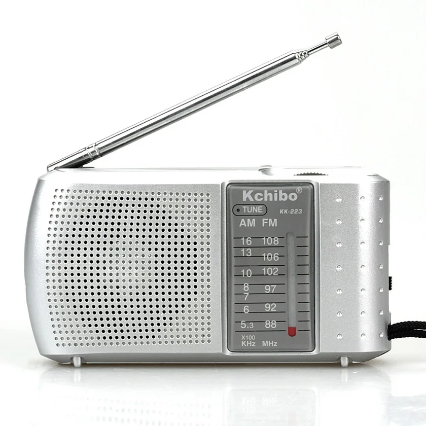 Headset factory manufacture OEM FM AM 2 band portable radio with AA Battery