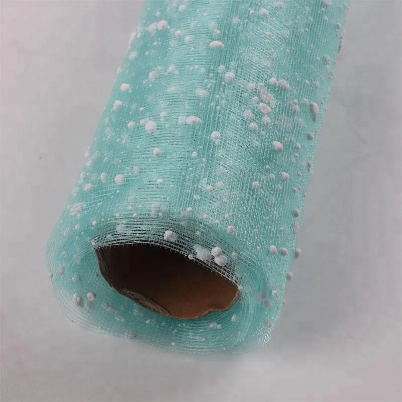Hot Sale Colorful Snow Mesh Gauze Material Gift Fresh Flower Wrapping Tissue Paper