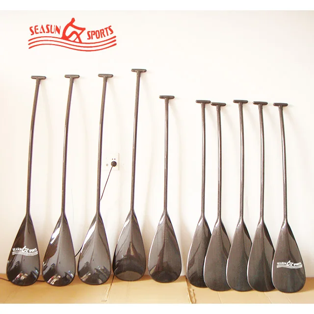 synsun Lightweight Bend Shaft Carbon Fiber Outrigger Canoe Paddle 2018