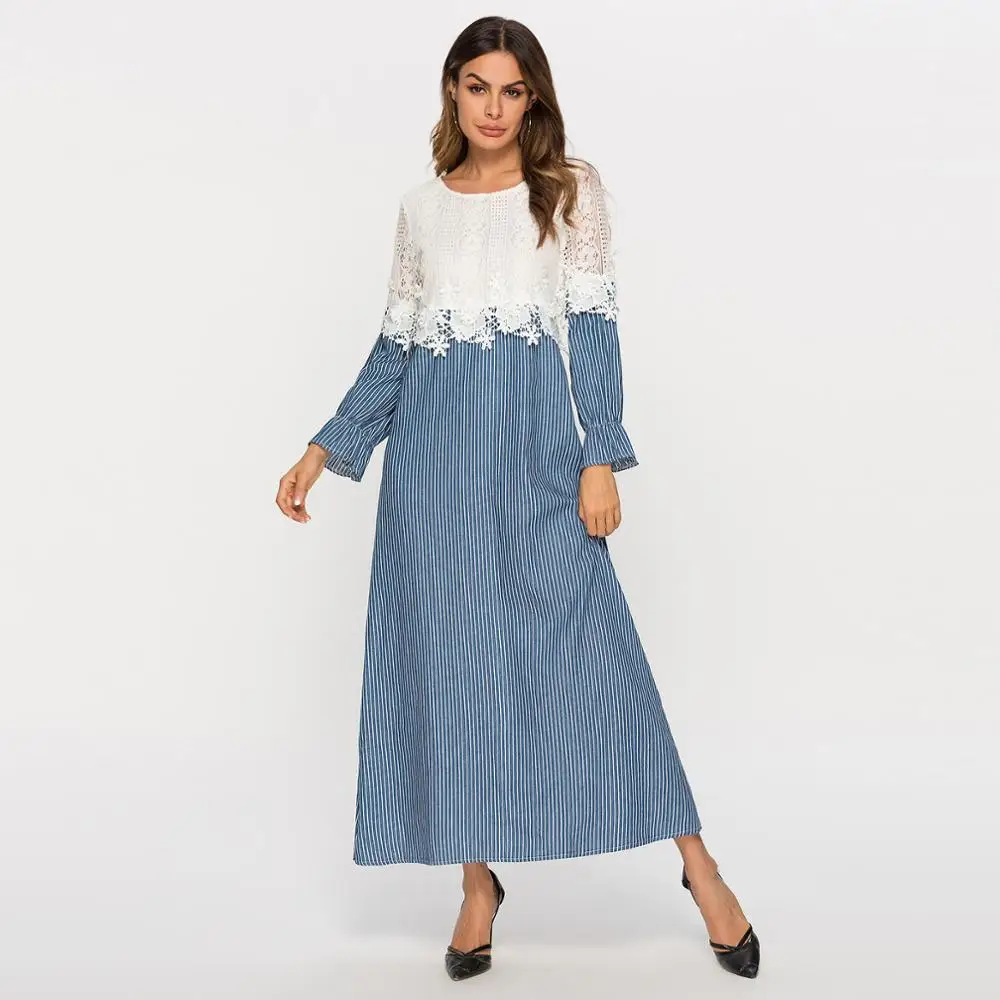 Wholesale Other Lace Dresses Abaya Muslim Dress For Women