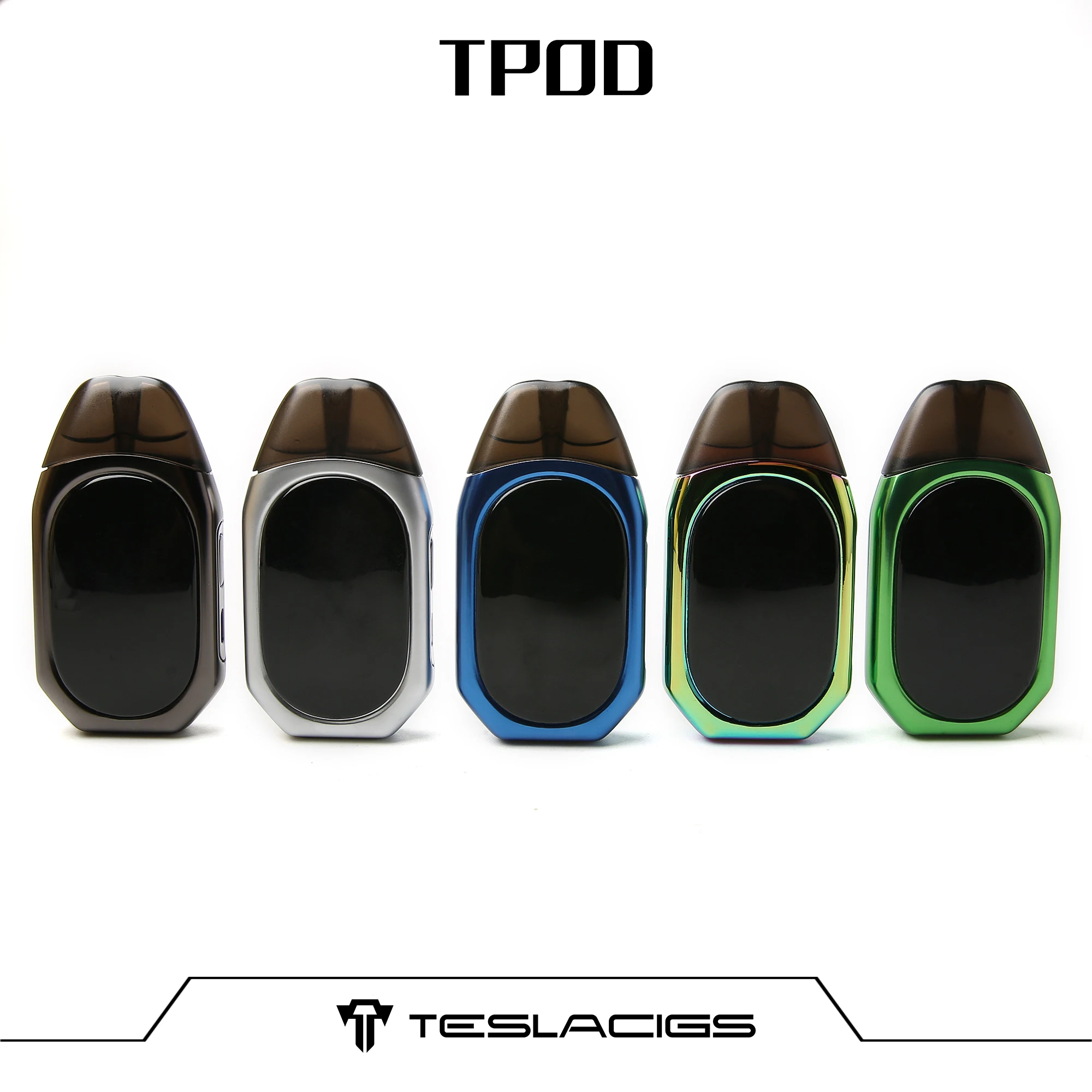 Заводская поставка, электронная сигарета Teslacigs 1.5ohm Pod System, керамическая катушка TPOD Kit Vape Kit
