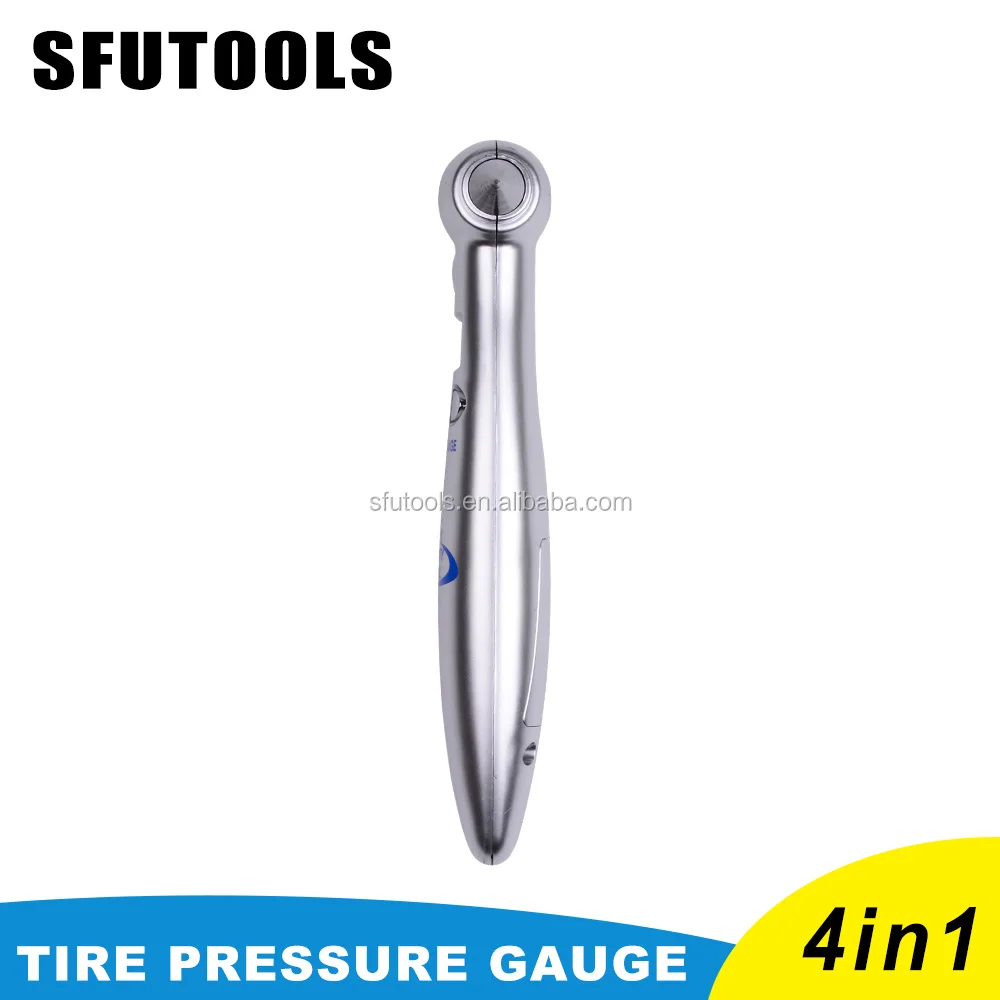 SFUTOOLS 150 PSI 4 Settings4 in1 Digital Tire Gauge For Car Truck Bicycle with Backlit LCD Tyre Pressure Gauge