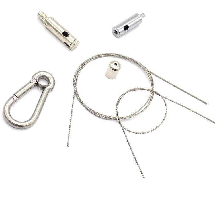 Customized steel wire hanging  lighting cable for indoor or outdoor lights