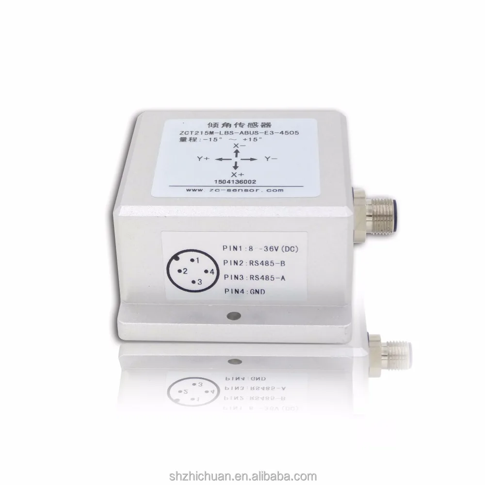 
ZC 0.001 degree high precision dual axis digital inclinometre inclination sensor RS485 output 