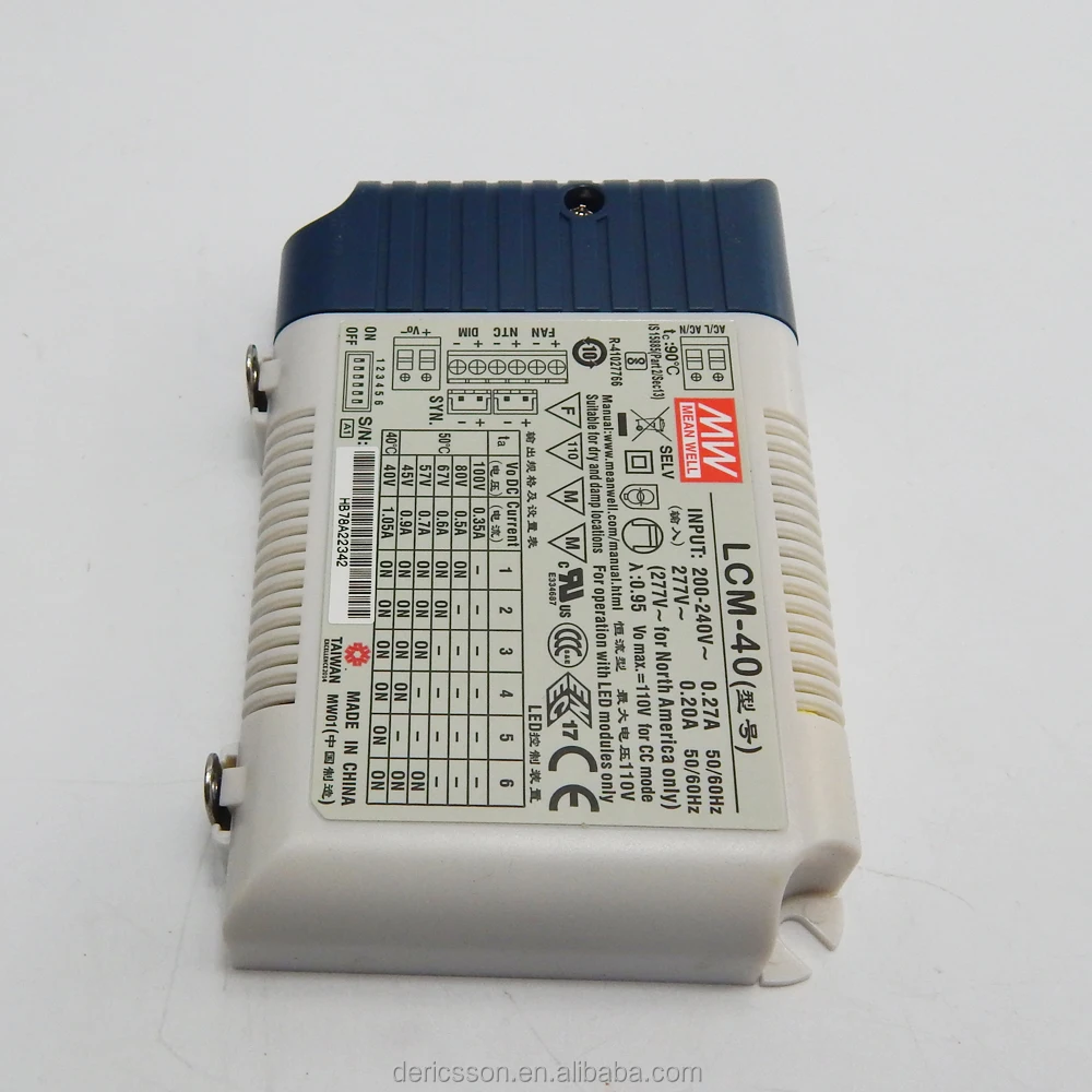 Original meanwell LCM-40 40w 0~10Vdc pwm dimmable led driver