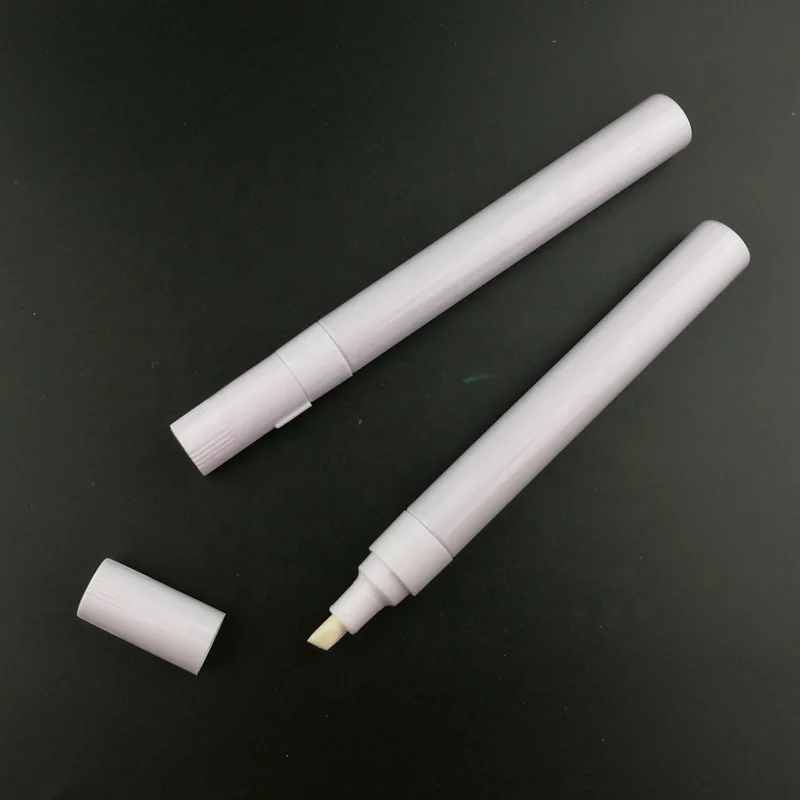 Aluminum Tube Cotton Core Accessories Empty Paint Marker Pen Whiteboard Paint Empty Pen Hot Sale 4.5MM Chisel Nib Marker