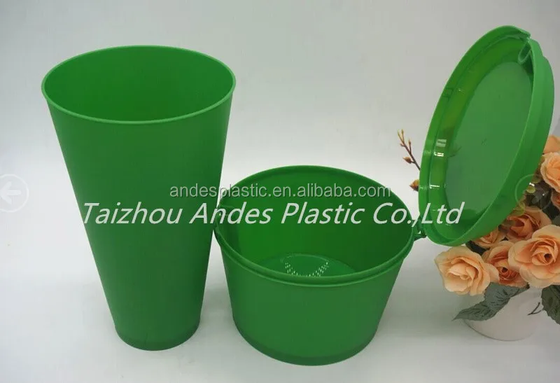 Bpa бесплатные пластиковые попкорн ведро с крышкой и печать