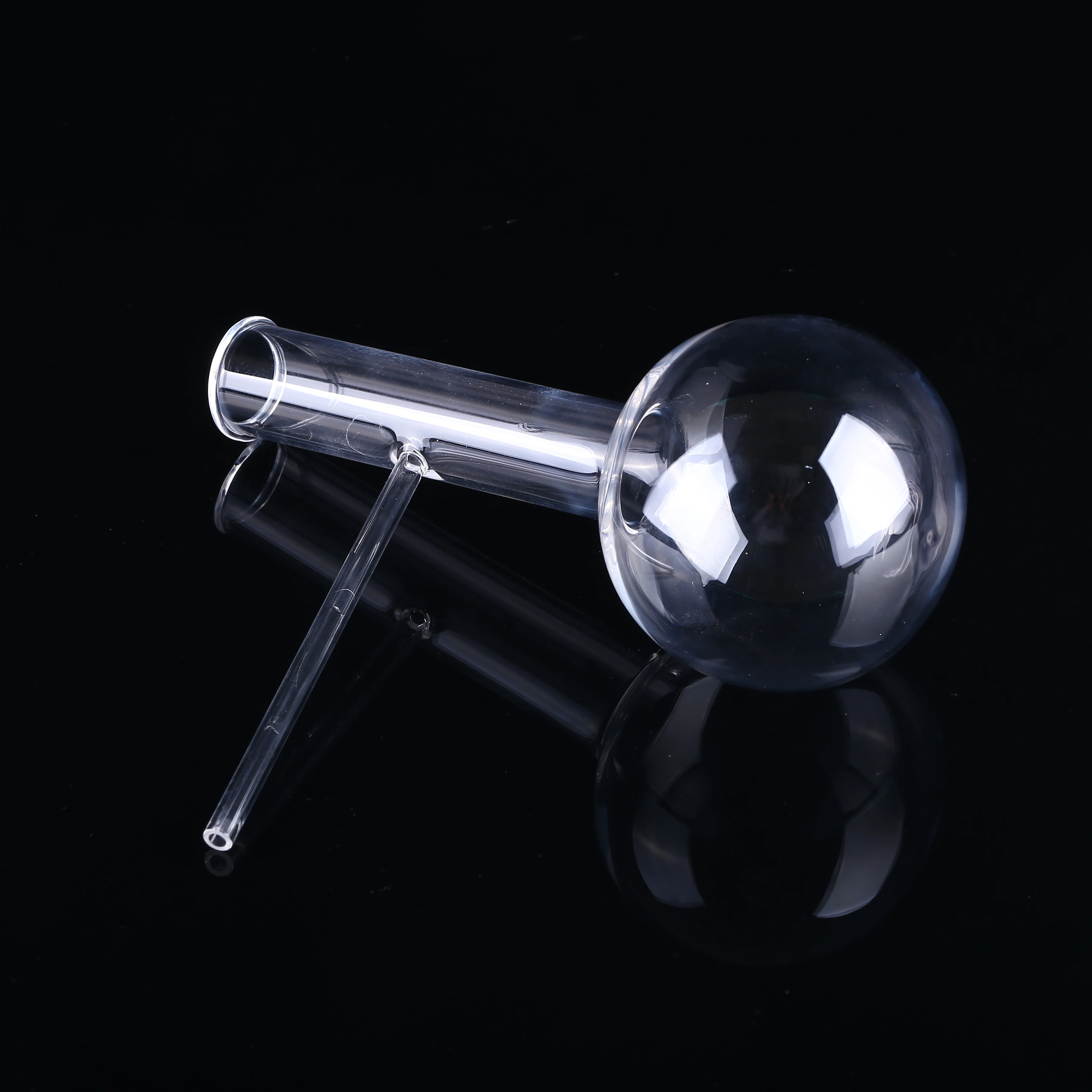 
Transparent Narrow Neck Quartz Glass Flask for Laboratory 