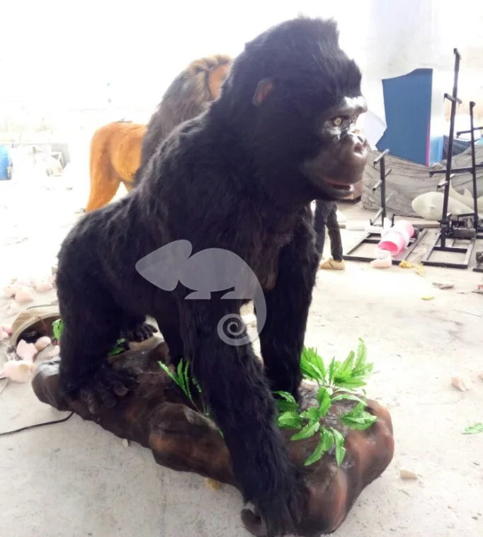 Индивидуальный размер/гигантские анимационные модели диких животных gorilla monkey для продажи