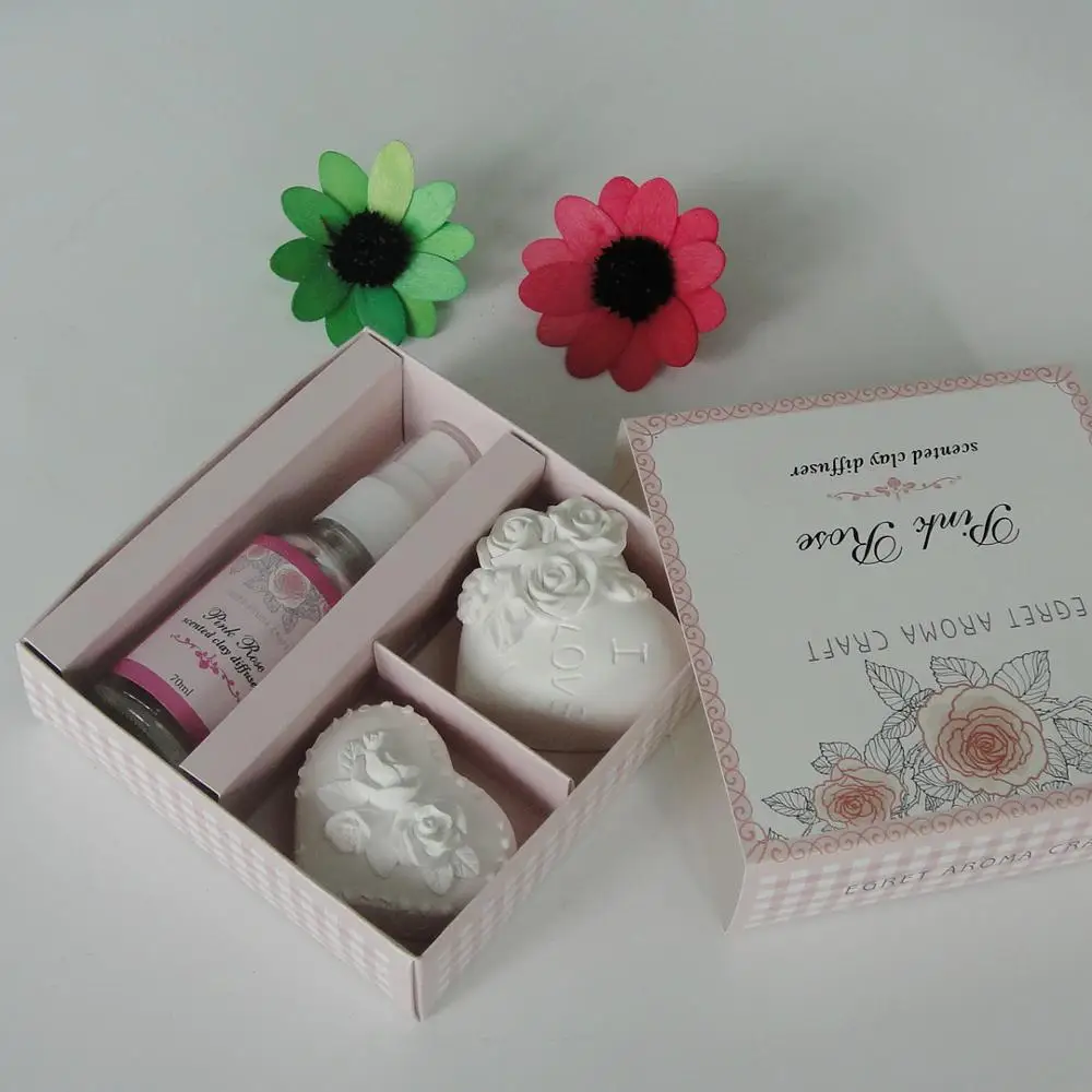 Rose shape fragrance diffuser home decorative scented stone