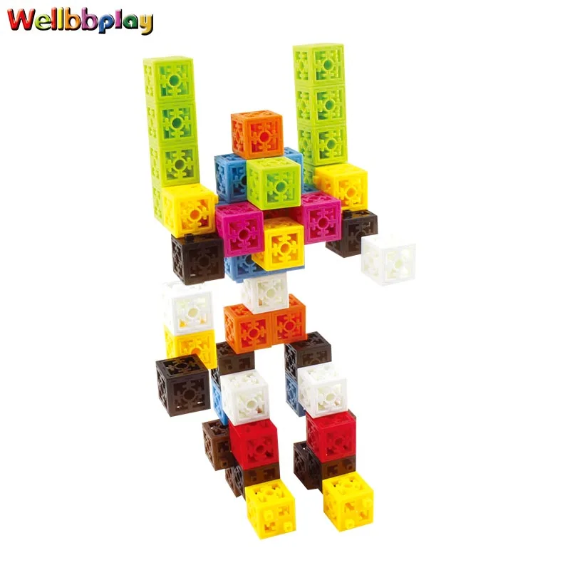 2023 Top Selling 3D  Montessori Toys  plastic cubes
