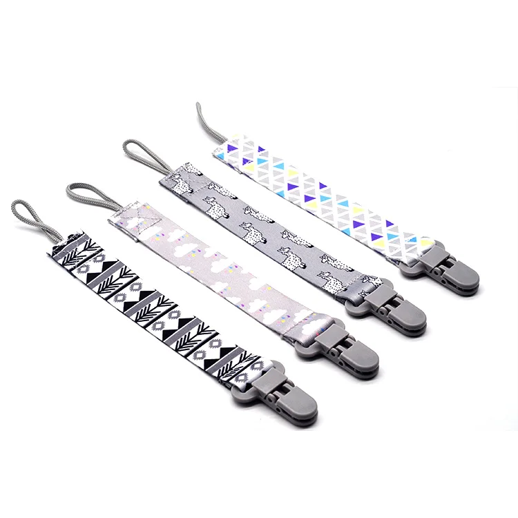 Supplier ribbon baby pacifier clip chain kids nipple soother holder