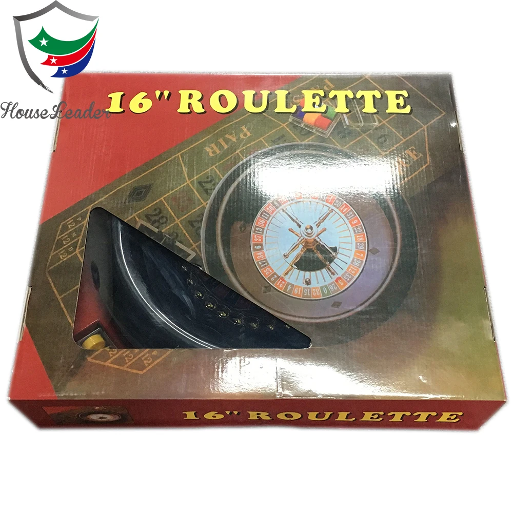 
16 inch Professional Cheap Plastic Casino Roulette Wheel Game Set 