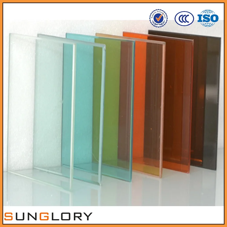 Tempered Laminated Glass Clear and Colored PVB Laminated Glass
