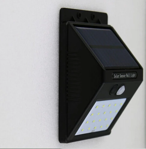 Energy saving wall mounted decorative solar sensor outdoor IP65 4 watt 5w 10w 15w led wall light factory sell