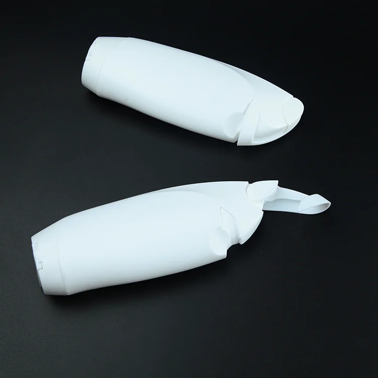 
250ml HDPE Hook Shape Bottle For Shampoo and Showder Gel Package 