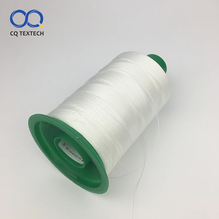 CQ Top quality  white bonded nylon thread for sewing