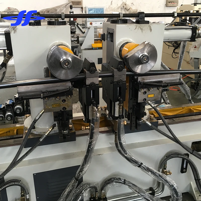 SW38 Hydraulic Double Head Cnc Control Tube Bending Machine