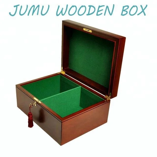 hot sale locked chess wooden storage box