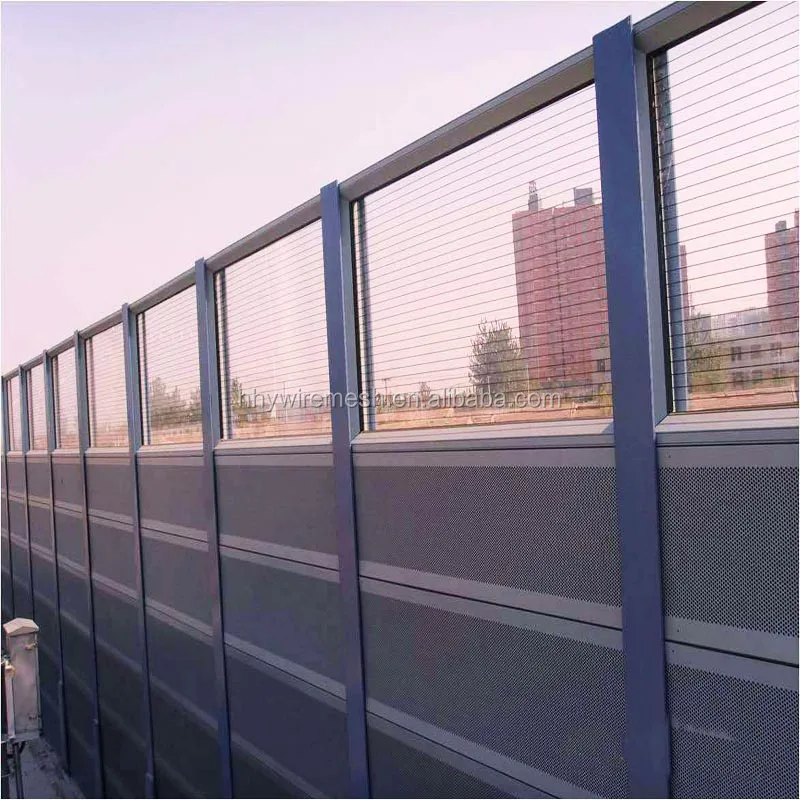 PC sound noise barrier railway barrier singapore temporary noise barrier anti noise panel