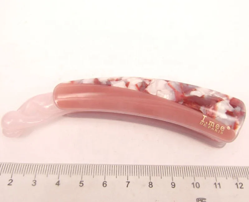 factory production   handmade hairpin banana clip cellulose acetate hair clip fashion hair accessory