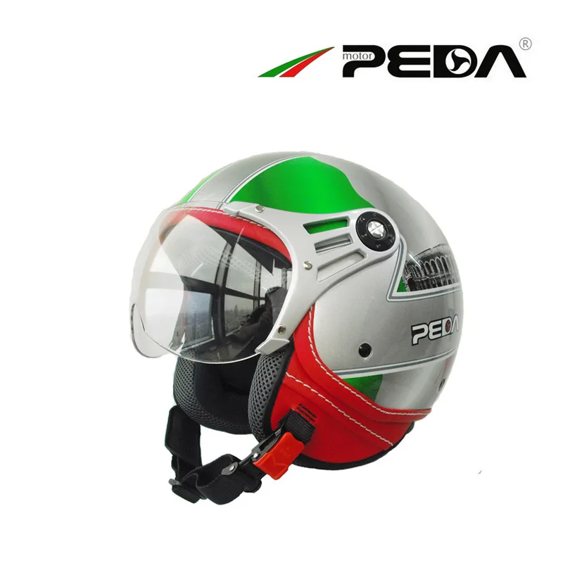 
 2019 шлем для скутера ECE DOT jet винтажный кожаный Электрический мотоцикл casco cascos полупилот аксессуары для vespa  