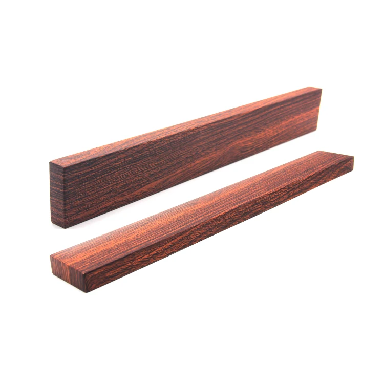 Popular 16 Inch Water Transfer Printing  wooden knife holder Stainless Steel Magnetic Knife Block Magnetic Knife Strip