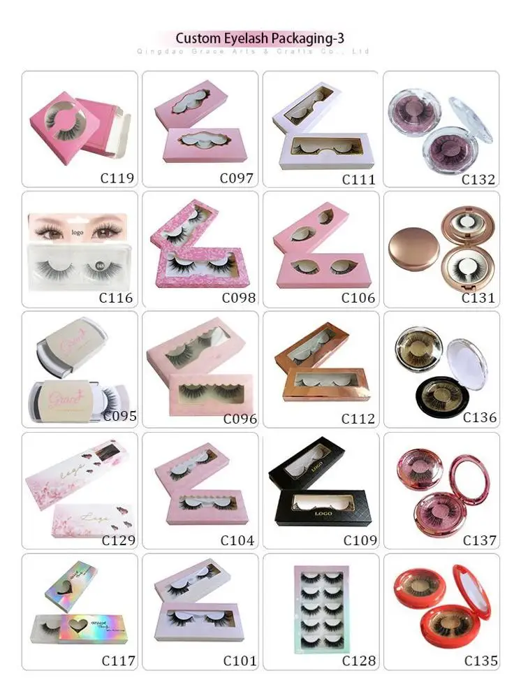 make your own brand custom lash packaging eyelash box private label luxury custom false eyelash sleeve with transparent acrylic case