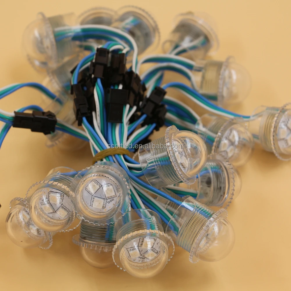 12 В UCS1903/WS2811 IC управление TTL 3 шт./блок полноцветный SMD5050 светодиодный точечный источник света