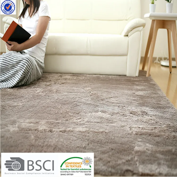 Пользовательских пены коврик из микрофибры лохматый ковер для гостиной