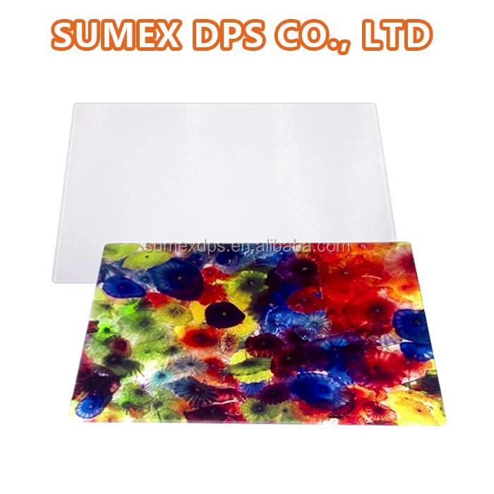 Factory wholesale Sublimation Blanks Sublimation Coated Glass Cutting Board