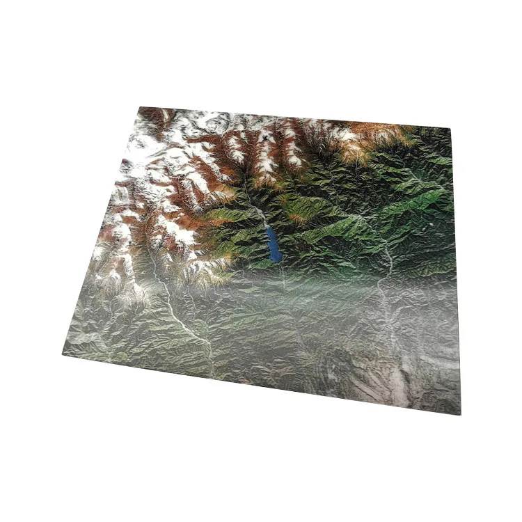 2019 3D lenticular printing holiday decoration and gift film foil lens sheet 75 lpi