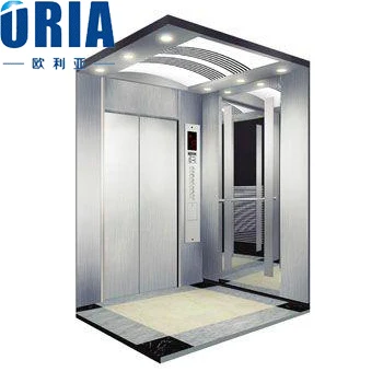 ORIA 1600kg Modern Passenger Elevator AC Drive PVC Floor Safety Features for Home and Apartment Use Made in China