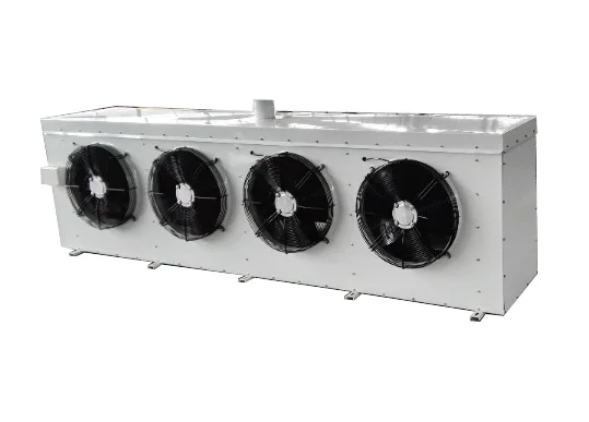 Low noise water air cooler with large air flow refrigerating unit